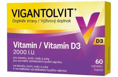 VIGANTOLVIT D3 2000 I.U., 60 tobolek